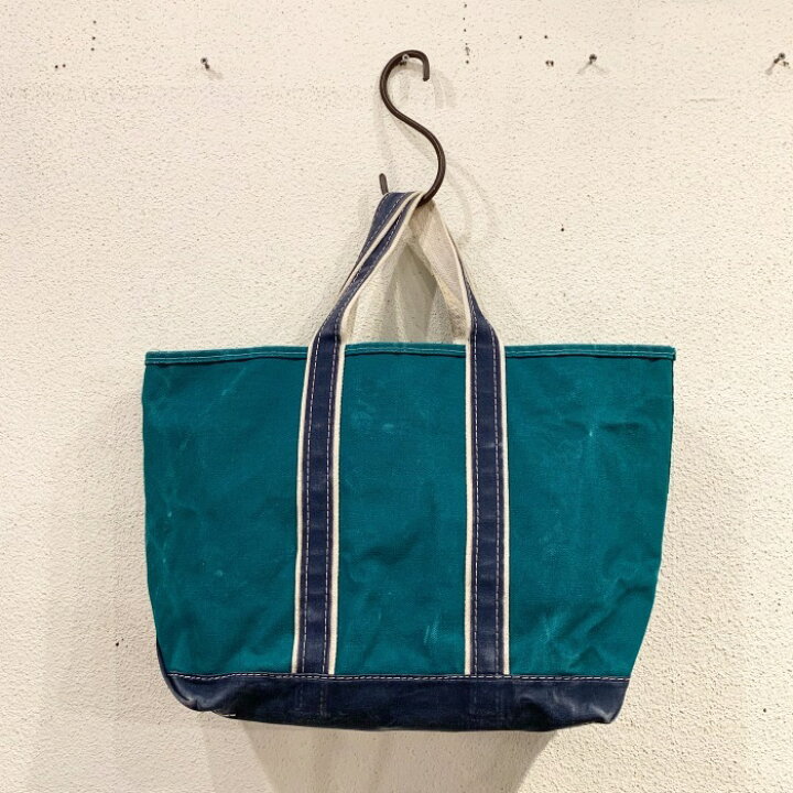 80s/2色タグ】L.L.Bean【ビーントート トートバッグ】 80年代 エルエル  