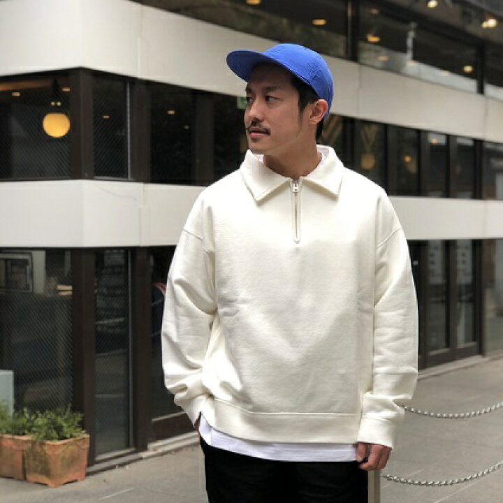 楽天市場】Audience / VINTAGE 裏毛 HALF ZIP SWEAT (スウェット 