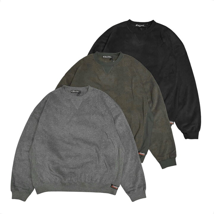 楽天市場】AUDIENCE / POLARTEC 200 Crew Neck Fleece Black Charcoal 