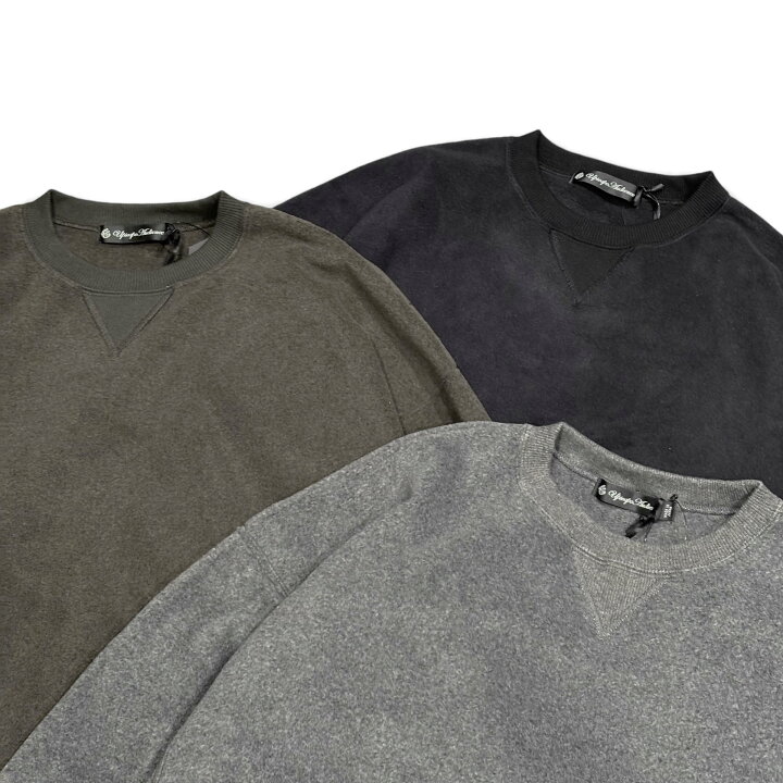 楽天市場】AUDIENCE / POLARTEC 200 Crew Neck Fleece Black Charcoal 