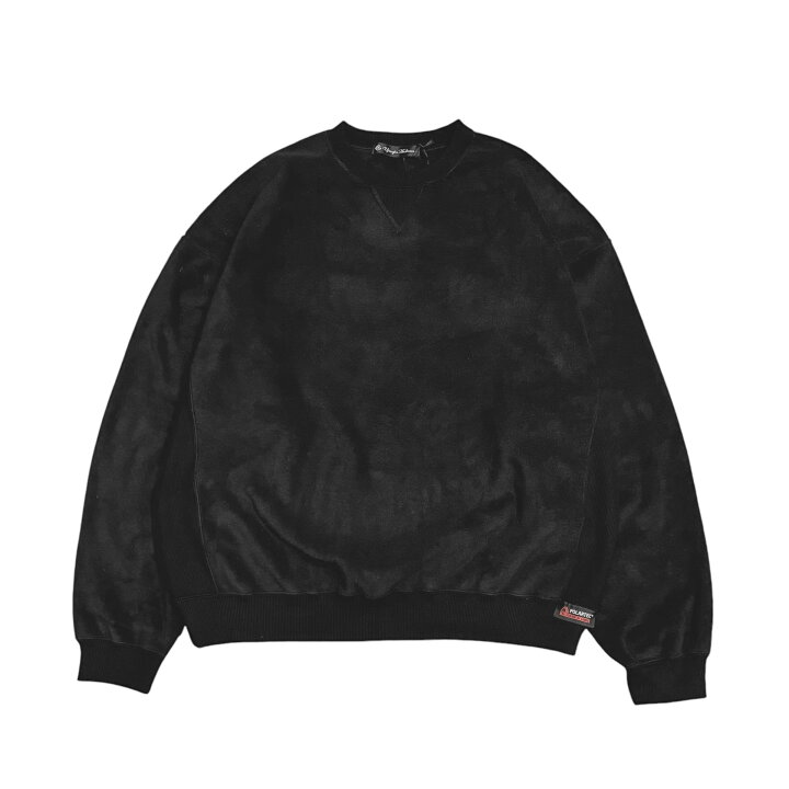 楽天市場】AUDIENCE / POLARTEC 200 Crew Neck Fleece Black Charcoal 