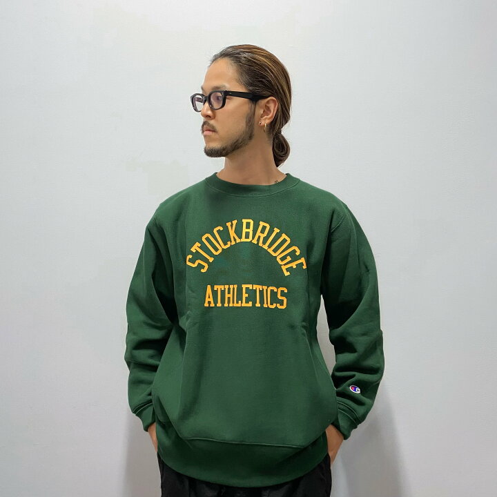 楽天市場】Champion Reverse Weave Crew Neck Sweat Shirt - ボトル 