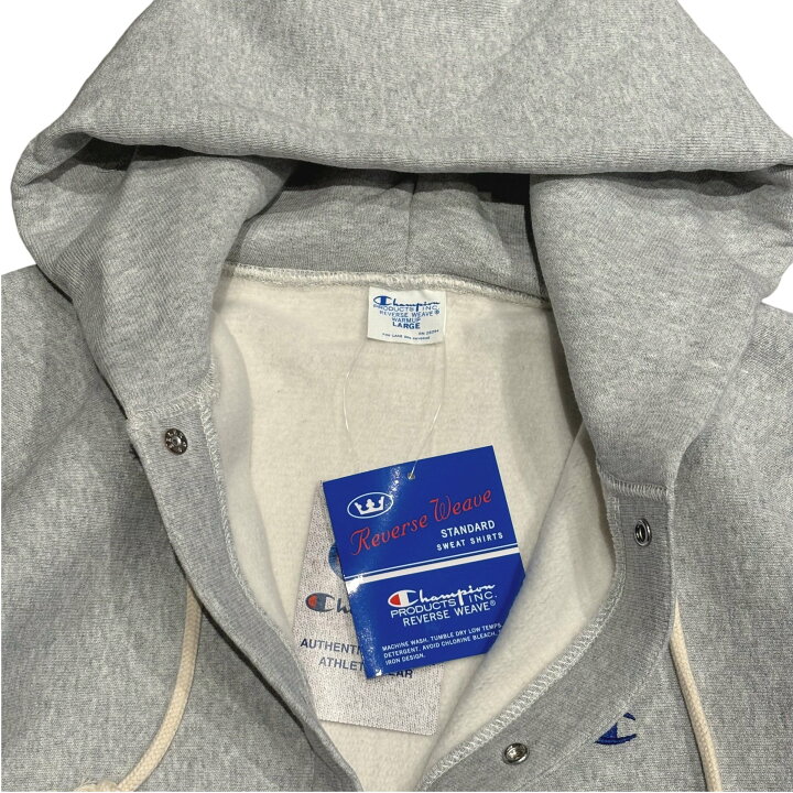 楽天市場】Champion Reverse Weave Snap Hooded Sweat Shirt 