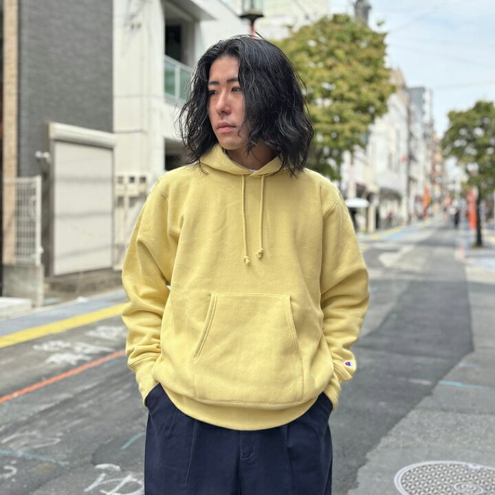 楽天市場】Champion Reverse Weave Hooded Sweat Shirt - クリーム 