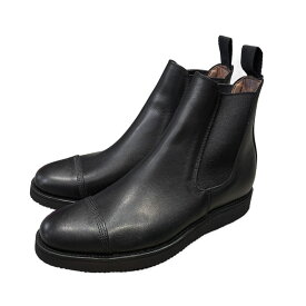 SANDERS / MILITARY CAP TOE CHELSEA BOOTS "Waxy Leather" (サンダース ミリタリー キャップトゥ チェルシーブーツ サイドゴア)