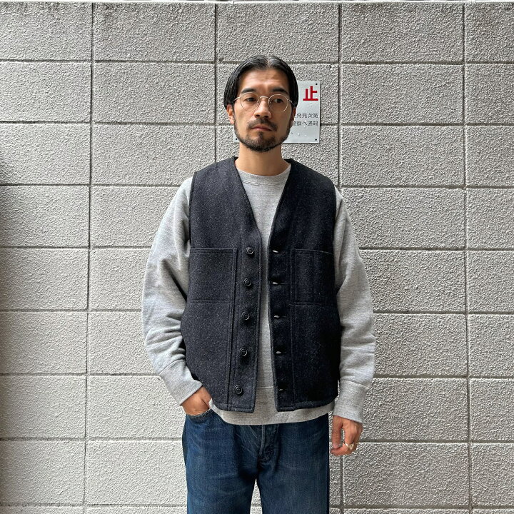 楽天市場】FILSON / MACKINAW WOOL VEST Charcoal Red/Black - Made in 