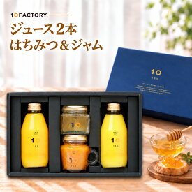 愛媛 みかんストレートジュース 2本(200ml) みかん ジャム はちみつ 詰め合わせ ギフト 10FACTORY