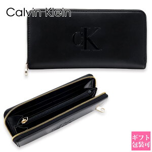 �J���o���N���C�� Calvin Klein CK �����z BOLD CK LONG ZIP AROUND LV04F1077G ���f�B�[�X ���E���h�t�@�X�i�[ �u���b�N ���U�[ CK���S �����O�E�H���b�g ���K�i �V�i �M�t�g �v���[���g �l�C