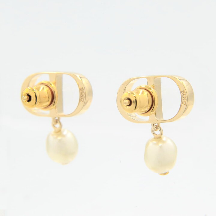 楽天市場】Dior ディオール ピアス PETIT CD プチ ペア ホワイト  