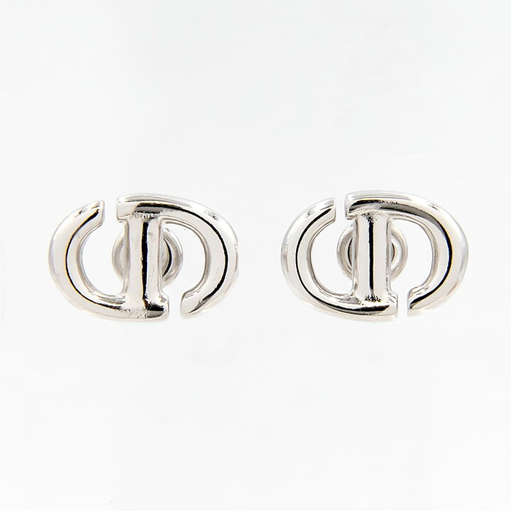 楽天市場】Dior ディオール ピアス レディース CD NAVY スタッドピアス  