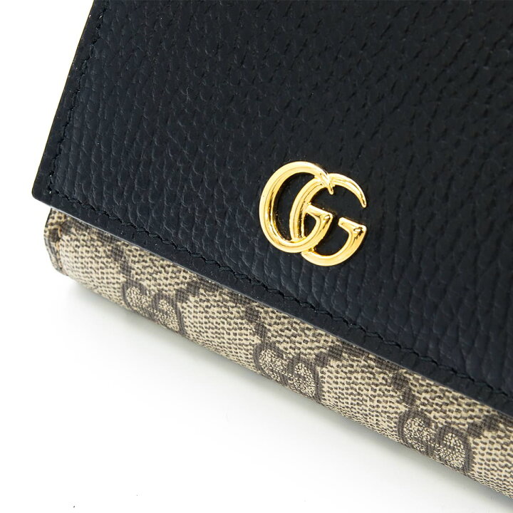 楽天市場】GUCCI グッチ レディース 財布 二つ折り財布 GGマーモント 