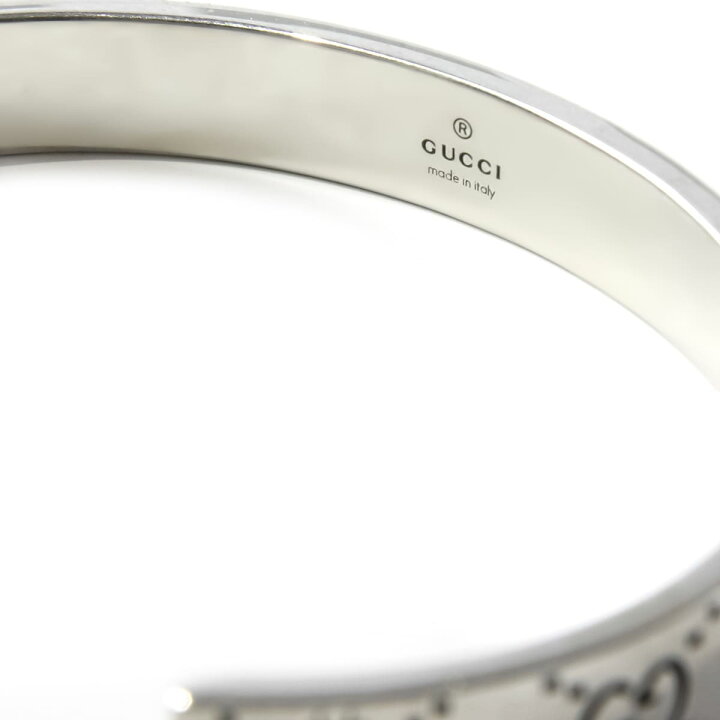 楽天市場】GUCCI グッチ ブレスレット バングル GG＆ビー 蜂 シルバー  