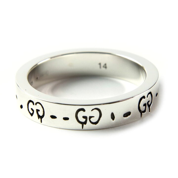 楽天市場】GUCCI グッチ 指輪 シルバー リング GHOST ゴースト SILVER 
