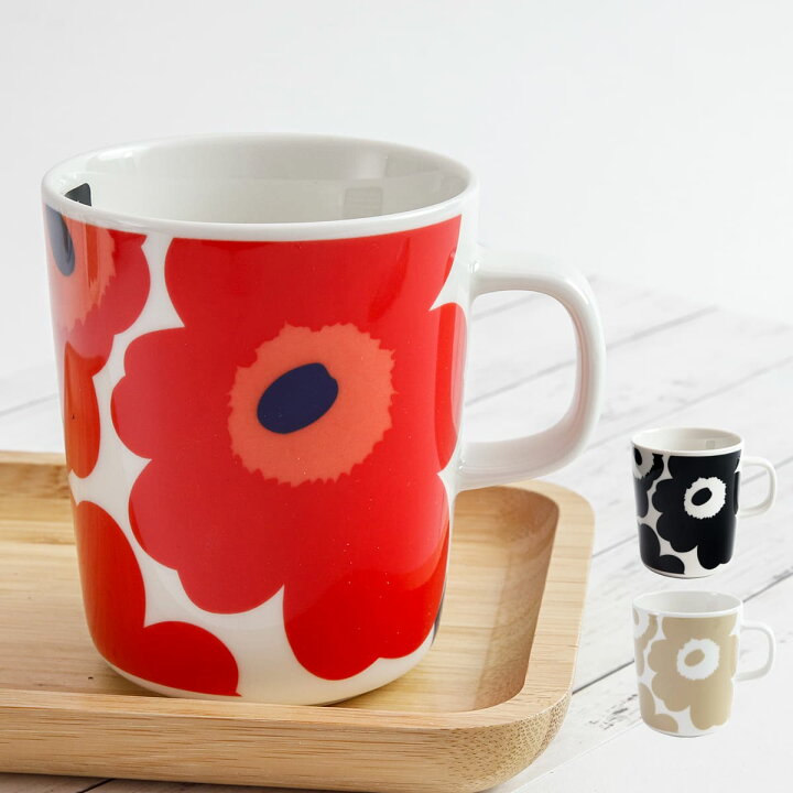 楽天市場 名入れ マリメッコ マグカップ 結婚祝い Marimekko 花柄 ウニッコ コップ 北欧 デザイン雑貨 食器 ブランド Unikko Mug Cup 250ml おしゃれ かわいい グラス 正規品 新生活 入学祝い 刻印 新品 母の日 22年 ギフト 誕生日プレゼント ギフト 通販 母の日