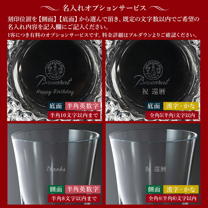 楽天市場】Baccarat バカラ グラス ペア グラスジャパン ルテシア  