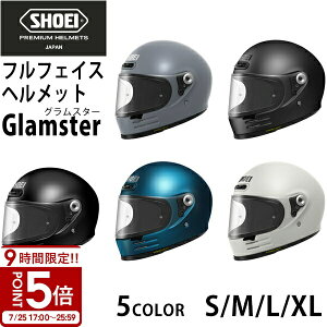�yP5�{�zSHOEI �V���E�G�C �O�����X�^�[ �w�����b�g �t���t�F�C�X �V���[�G�C Glamster shoei ���S�̓��{�� SHOEI�i�� Made in Japan �o�C�N�p�i �V���[�G�[ �j�� �o�C�N