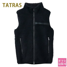 タトラス ベスト メンズ ボア ベスト TATRAS DITAN ディタン MTAT22A4849-L 正規品 ブラック BLACK 1 冬物 アウター 防寒 プレゼント ギフト ブランド 新品 2024 父の日 プレゼント