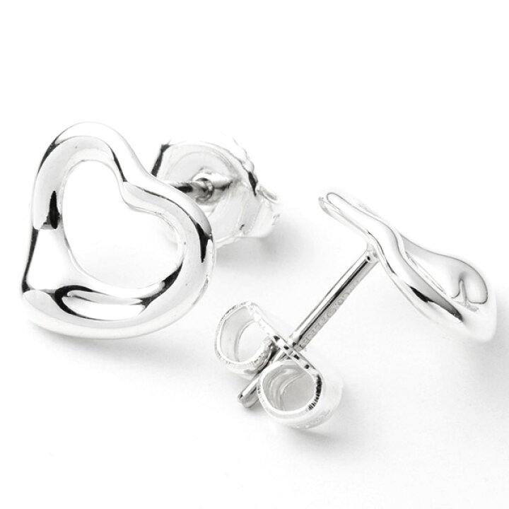 楽天市場】【P3倍】Tiffany.co ティファニー ピアス オープンハート SS 