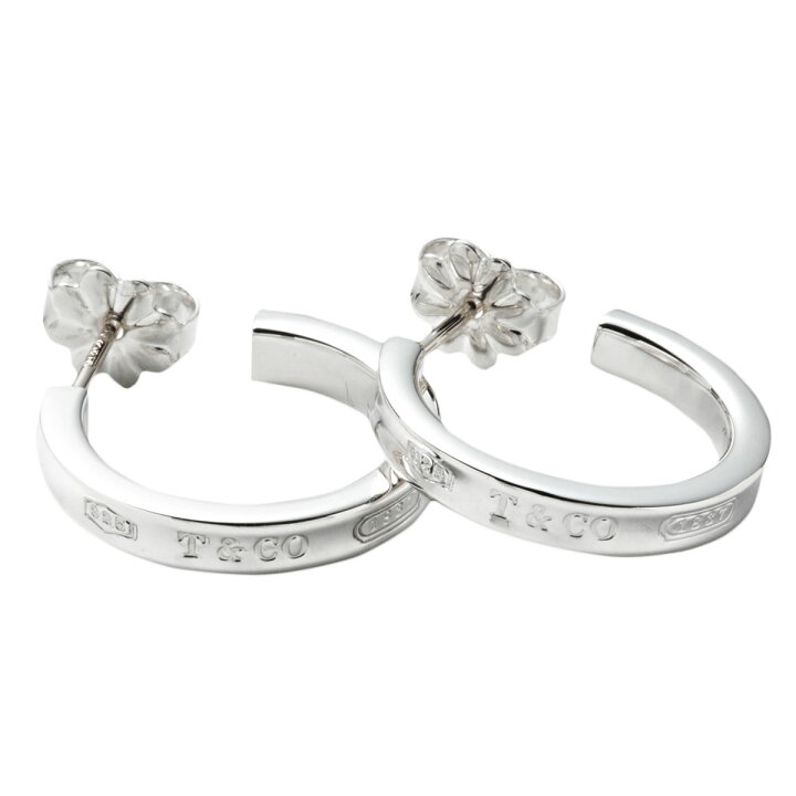 楽天市場】Tiffany.co ティファニー ピアス ナローフープ TIFFANY&Co 