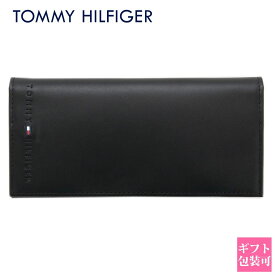 TOMMY HILFIGER トミーヒルフィガー 財布 長財布 二つ折り ブラック 31TL19X006 1