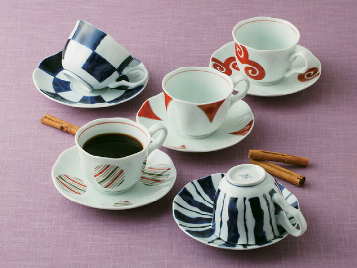 楽天市場】コーヒーカップ 5客セット 和食器 和風 おしゃれ 有田焼 和 