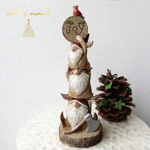 ククリスマス 飾り ノーム トーテム サンタクロース 人形 サンタ 飾り付け 店舗 部屋 ショップ 装飾 玄関 飾れる クリスマス置物 クリスマス雑貨 デコ プレゼント Xmas イベント用 雰囲気 可愛