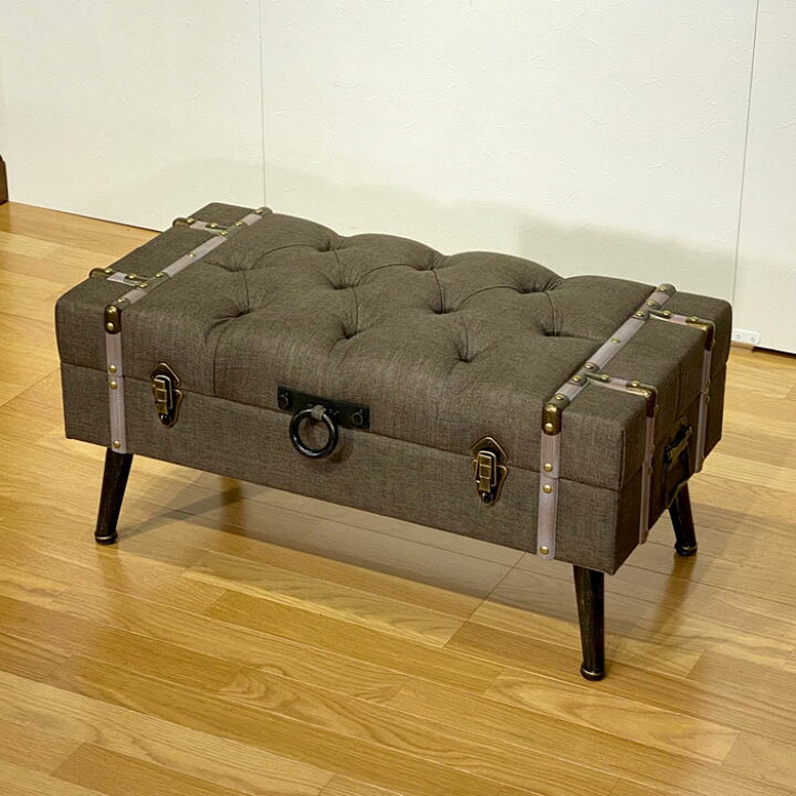 楽天市場】ベンチ イス チェア スツール 収納ボックス クラシック 