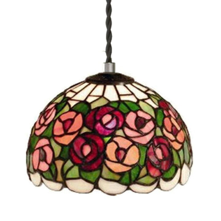 楽天市場】ステンドグラス ランプ 天井照明 大人気 ペンダントライト  