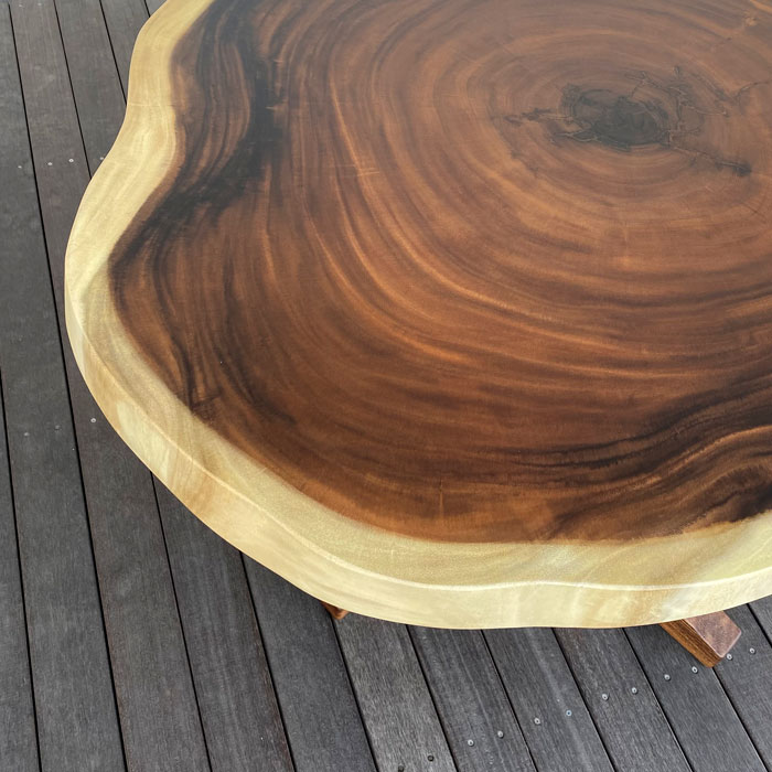 無垢円テーブル 輪切り 無垢材 天然木輪切 和家具 一枚板 