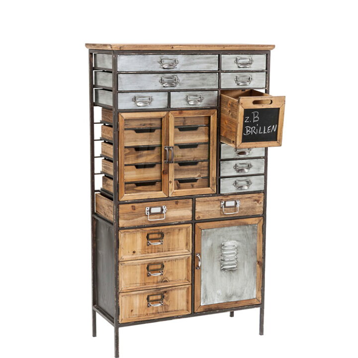 楽天市場】キャビネット ヴィンテージ風 おしゃれ 海外インテリア  