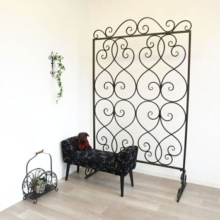 楽天市場】パーテーション アイアン 間仕切り パーティション 