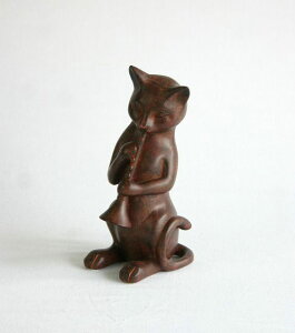 猫置物クラリネット楽器オーケストラ猫雑貨置き物ネコグッズ猫グッズねこグッズ可愛いかわいい飾りアンティーク風インテリア雑貨結婚祝い出産祝い誕生祝い誕生日プレゼントギフト【人