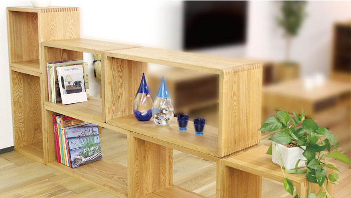 楽天市場】オープンボックス キューブボックス 飾り棚 間仕切り 木製