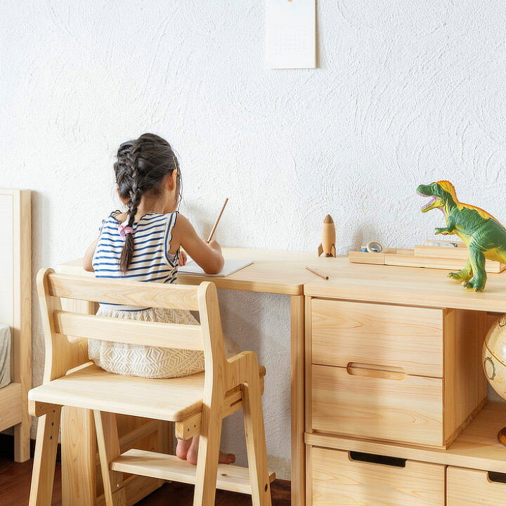 楽天市場】キッズチェア 椅子 デスク用チェア ヒノキ ひのき 檜 日本製  