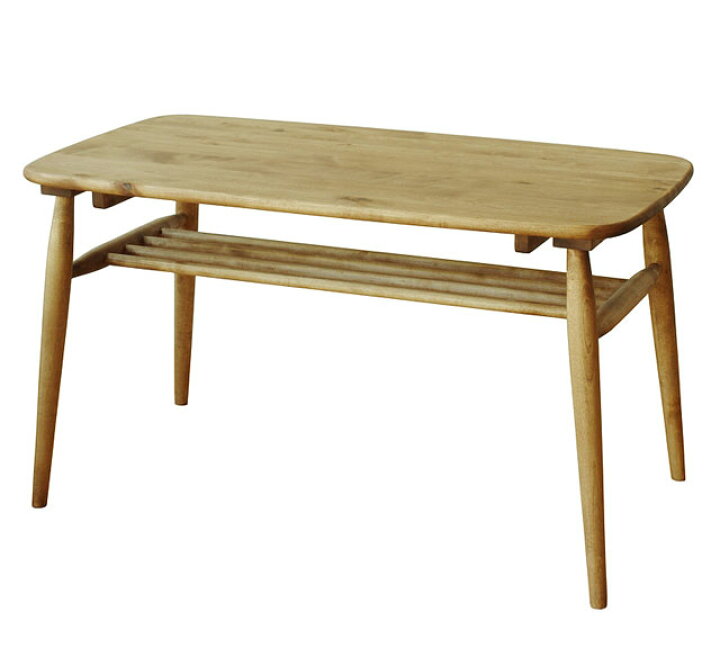 楽天市場】センターテーブル 木製リビングテーブル 木製テーブル  