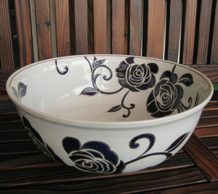 楽天市場】陶器鉢 花器 水鉢 水盤 睡蓮鉢 花びん 花瓶 おしゃれ メダカ  