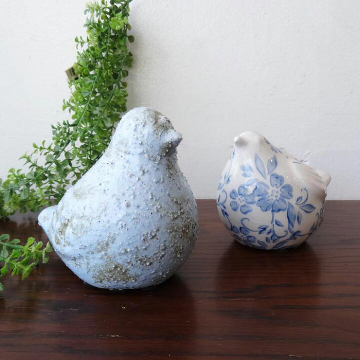 楽天市場】小鳥 置物 鳥 陶器製 おしゃれ かわいい Bird バード 