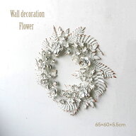 壁飾り 壁掛けフラワー ホワイト Flower ウォールデコレーション ツリー おしゃれ ウォールデコ ウォール…
