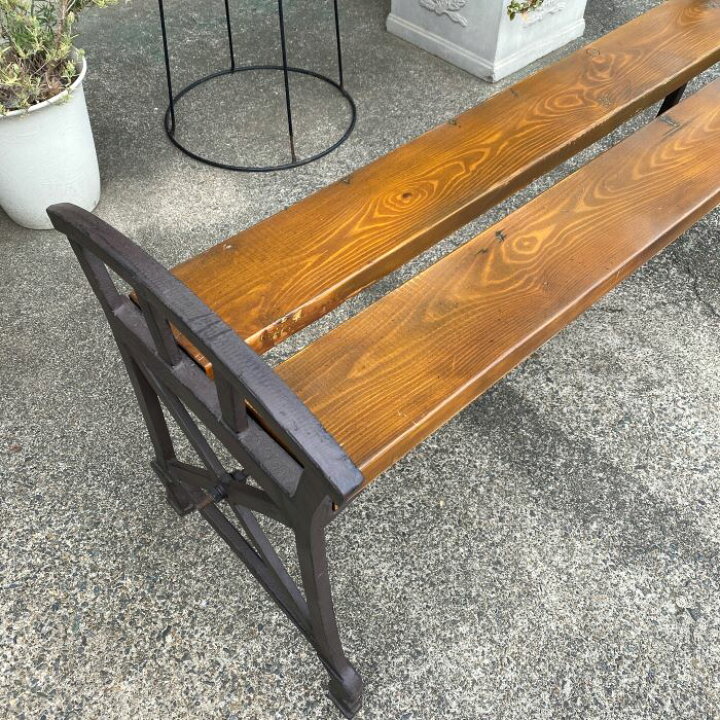 楽天市場】ベンチ 縁台 イス アンティーク 古木 ガーデンファニチャー  