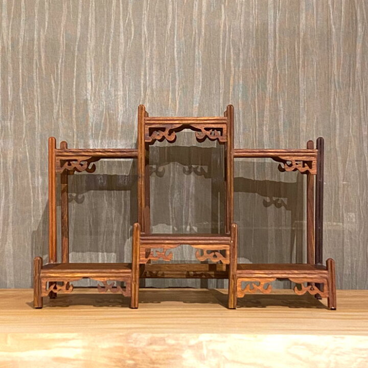 楽天市場】飾り棚 和モダン 和風 花梨 かりん おしゃれ アジアン  