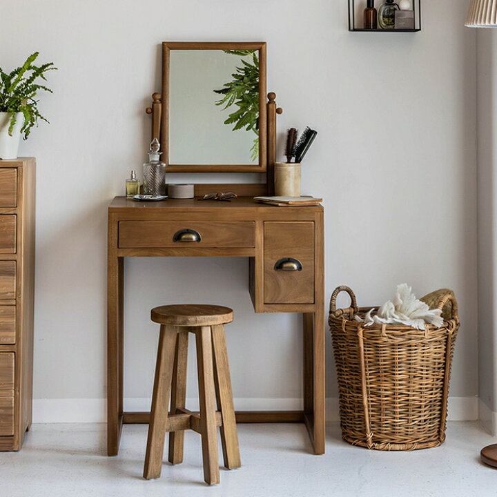 楽天市場】ドレッサー コンパクト 小さめ 小さいドレッサー 木製  