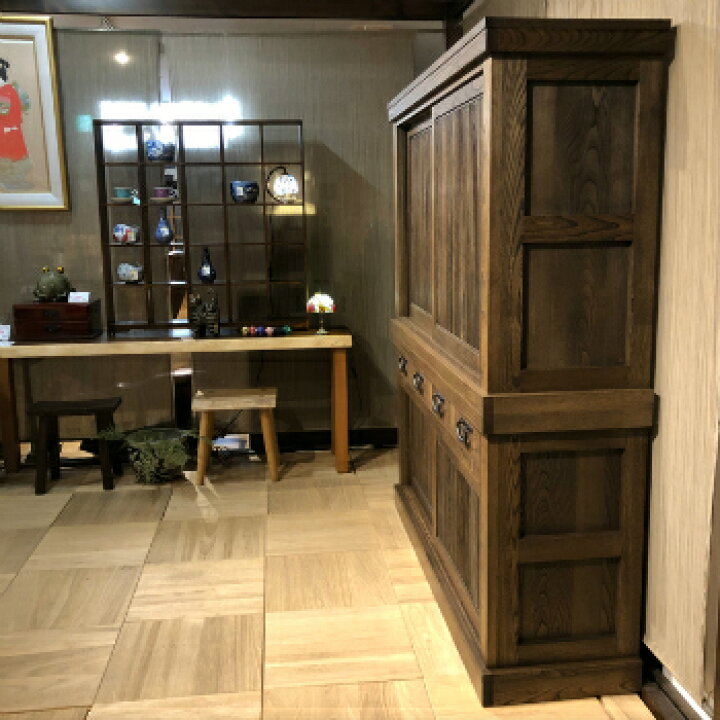 楽天市場】水屋 水屋箪笥 食器棚 和モダン モダン 日本製 国産家具 