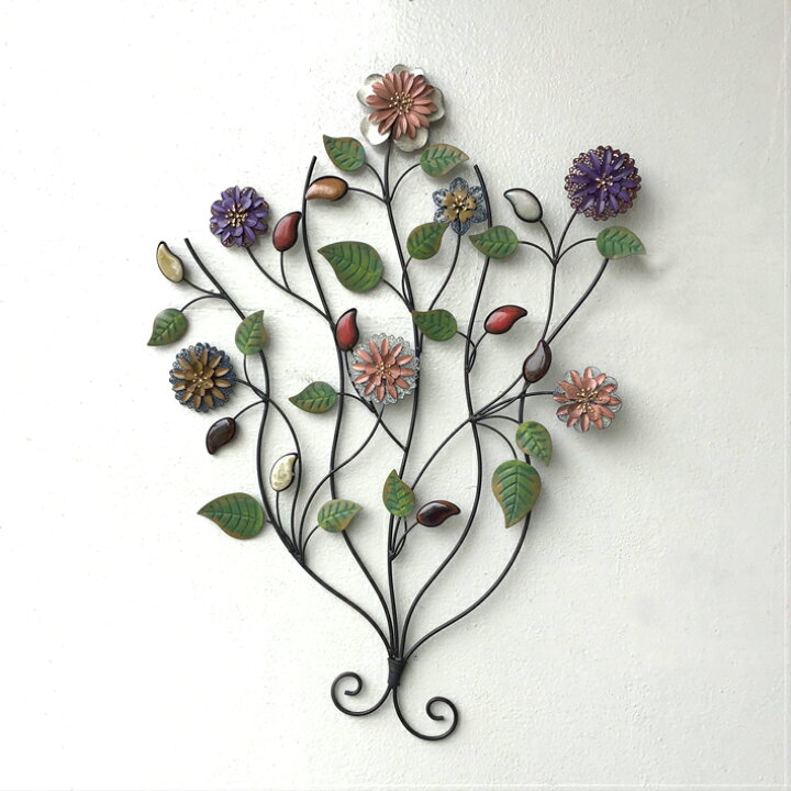 楽天市場 壁飾り ウォールデコ 壁掛け 花 リーフ 陶器 可愛い おしゃれ ウォールアート アイアン インテリア雑貨 ディスプレイ雑貨 アート カフェ雑貨 壁掛け エレガント デザイン ウォールデコ アンティーク風 インテリア 売れ筋 送料無料 ウォールデコ フラワー