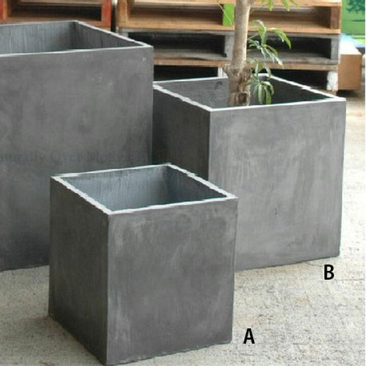 楽天市場 植木鉢 大型プランター プランター おしゃれ グレー 黒 店舗用 多肉植物 グリーン お店 店舗装飾 オフィス用 送料無料 鉢 素焼き風 軽量 ガーデン ガーデニング ガーデン雑貨 送料無料 ファイバークレイ プランター 10 15号 ウッドギャラリー樹