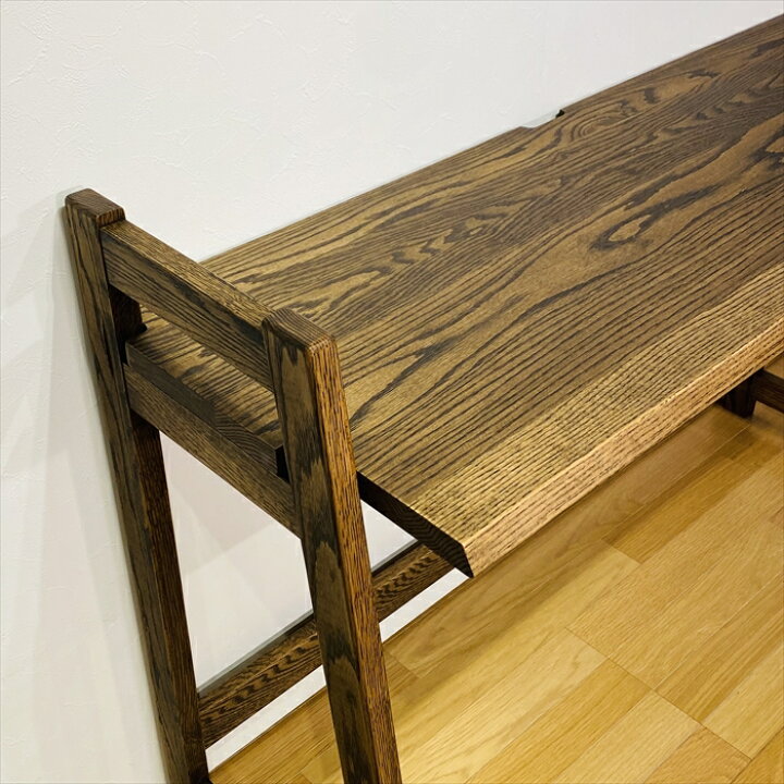 楽天市場】デスク 机 木製デスク カウンターデスク 一点もの 栗無垢  