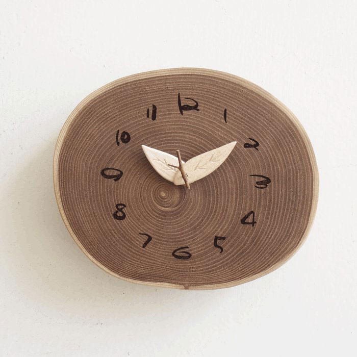 楽天市場】時計 掛け時計 切り株 壁掛け時計 木製時計 木の時計 振り子
