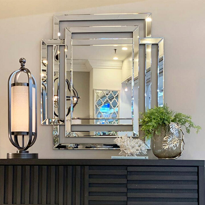 楽天市場】鏡 ミラー 大型ミラー ウォールミラー おしゃれ 個性的 美容  