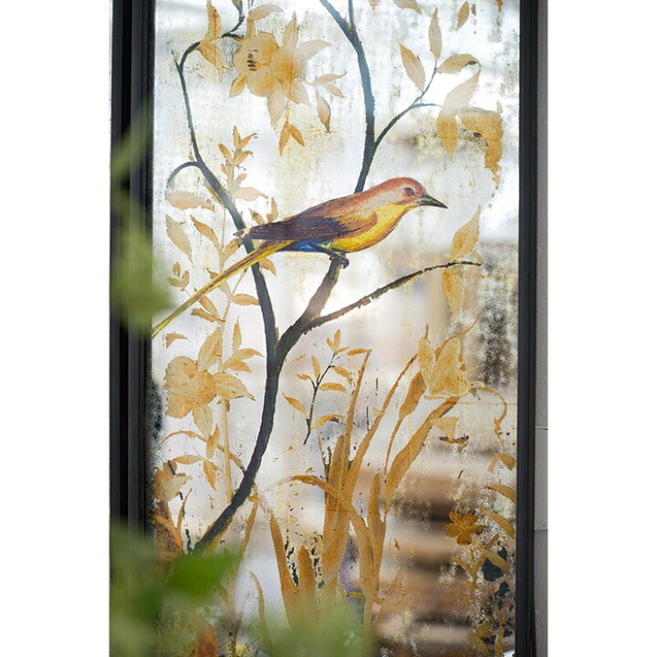楽天市場】鏡 ミラー ミラーウォールアート 鏡 壁面装飾 シノワズリ 鳥 