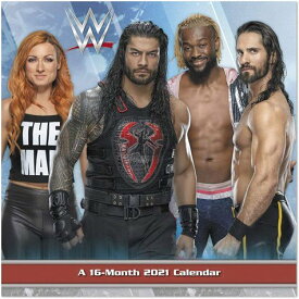WWE Superstars 2021 ミニサイズ壁掛けカレンダー