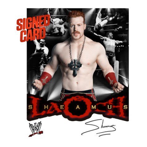 WWEスーパースター 祝日 シェイマス直筆サイン入りフォト SEAL限定商品 シェーマス直筆サイン入りフォト